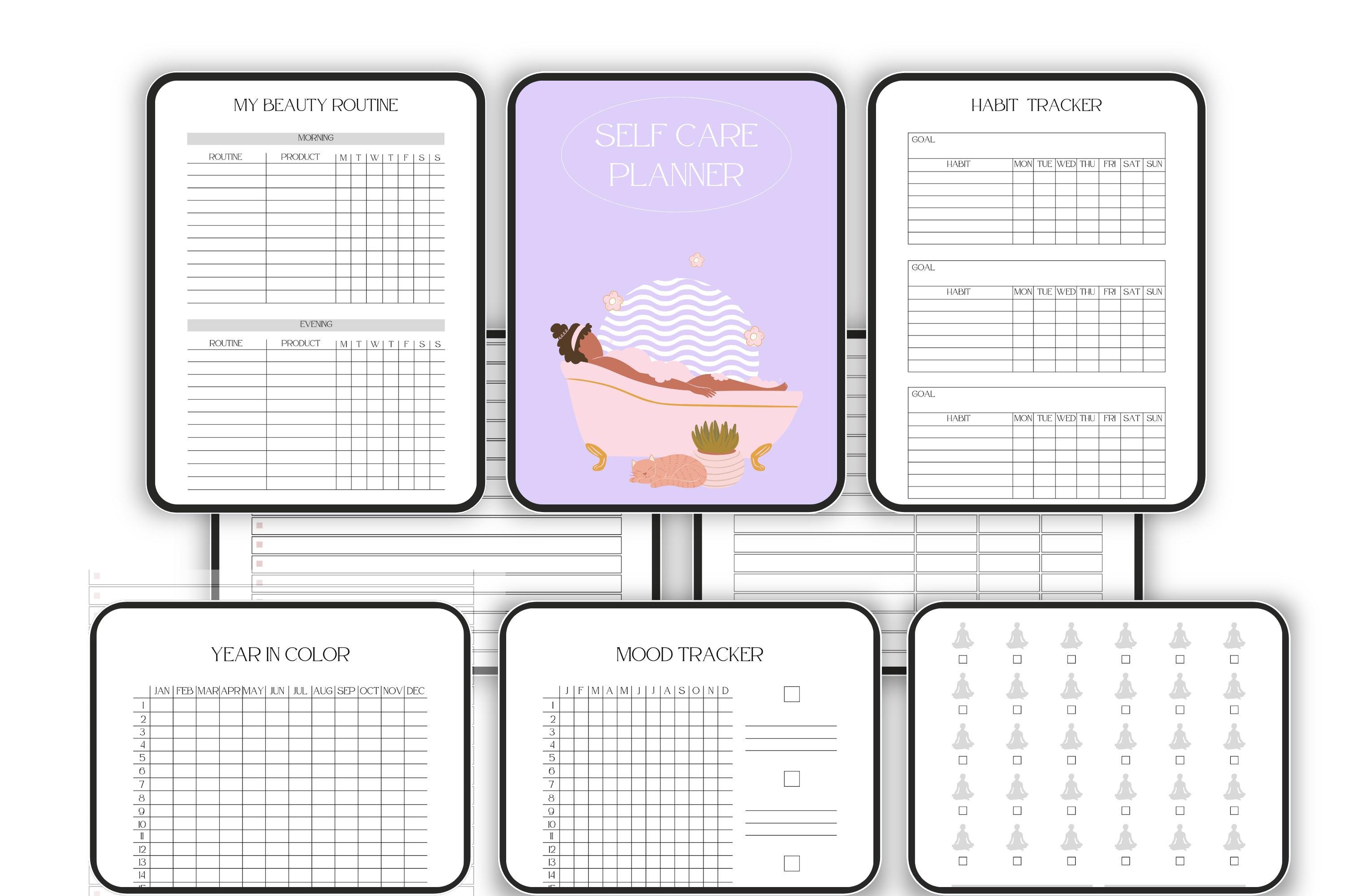Complete Self Care Planner Printable - Daily, Weekly and Monthly ...
