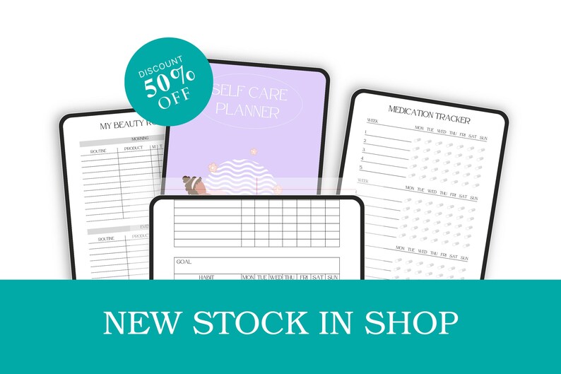 Complete Self Care Planner Printable - Daily, Weekly and Monthly ...