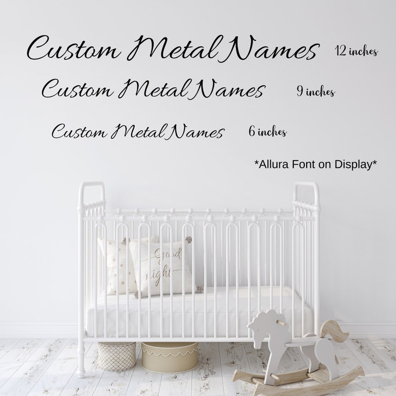 Custom Metal Names Personalized Powder Coated Signs in Etsy