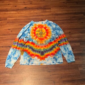 Large Long Sleeve Tie Dye Shirt