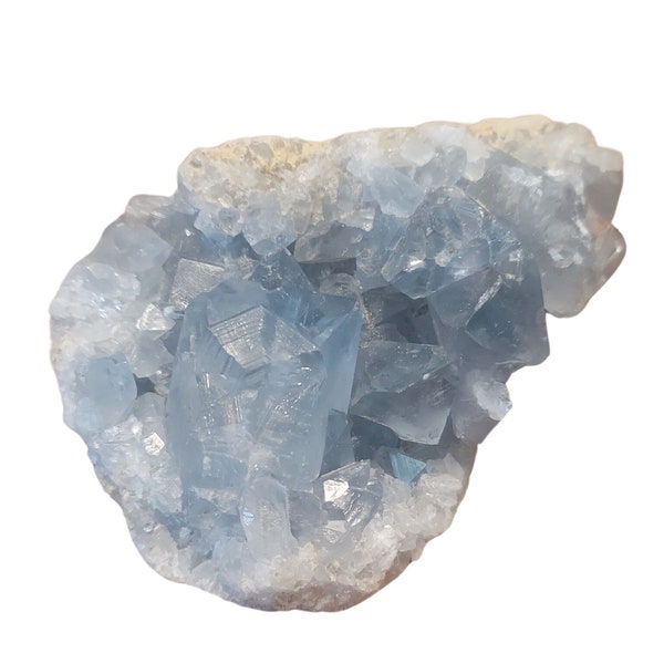 Celestite Crystal Gemstone - Frequency Attuned Crystal, A Portal to Serene Tranquility, Throat Chakra Healing Support, Soothing Dreams