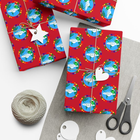UFO & Alien Wrapping Paper Wrapping Paper