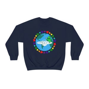 Cute Trendy ET Alien Sweatshirt for Women