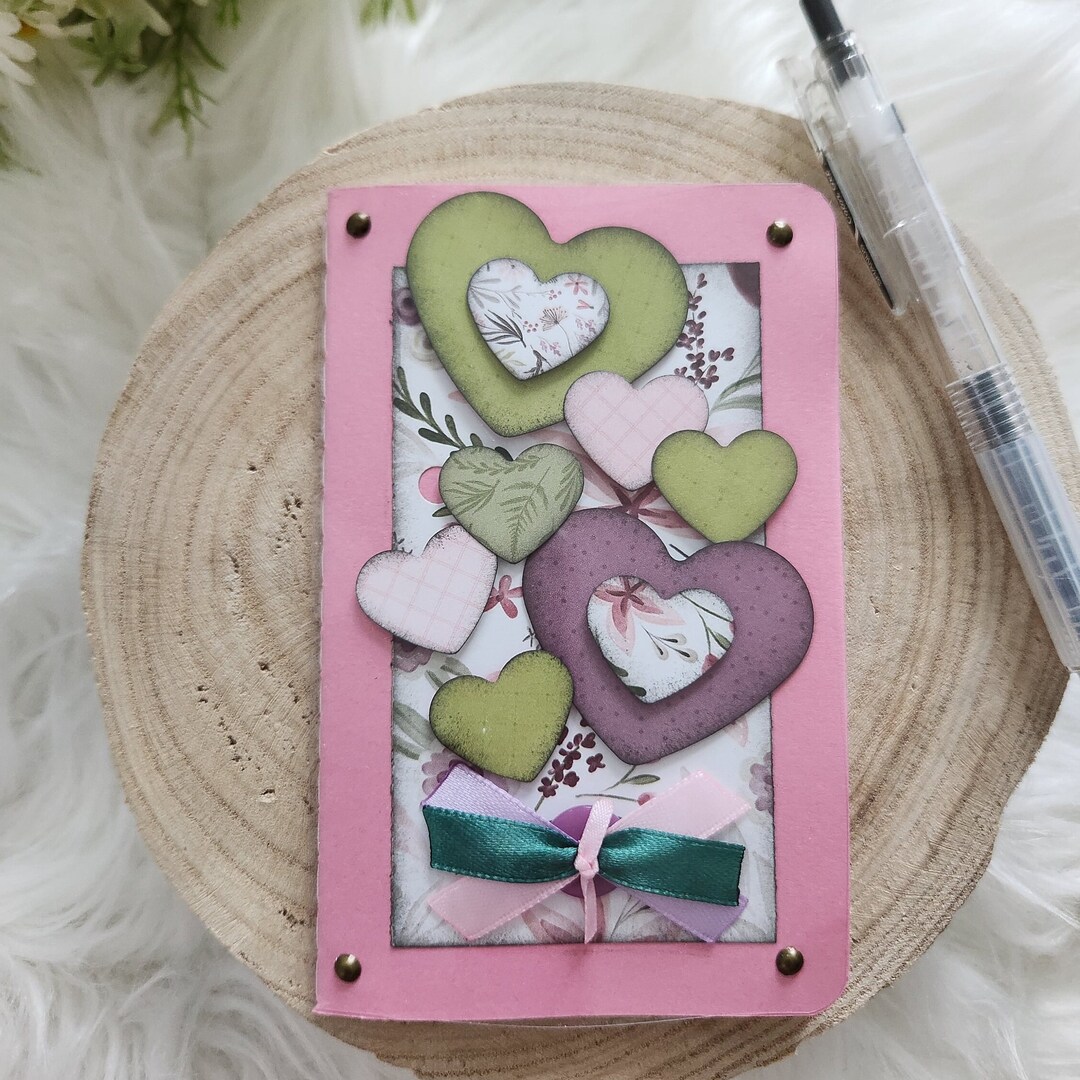 Pocket Notepad Heart - Etsy