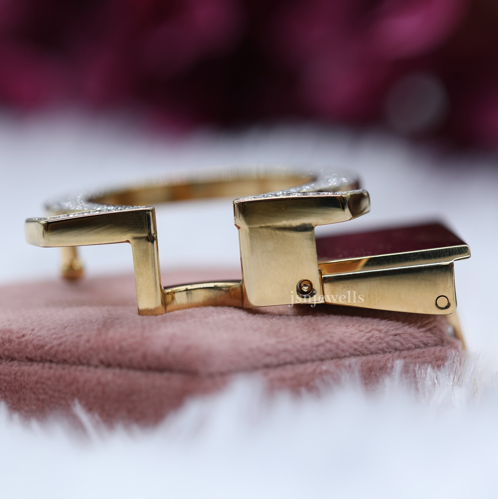 mens monogram belt buckle