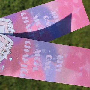 One More Chapter Bookmark, Holographic, Cute