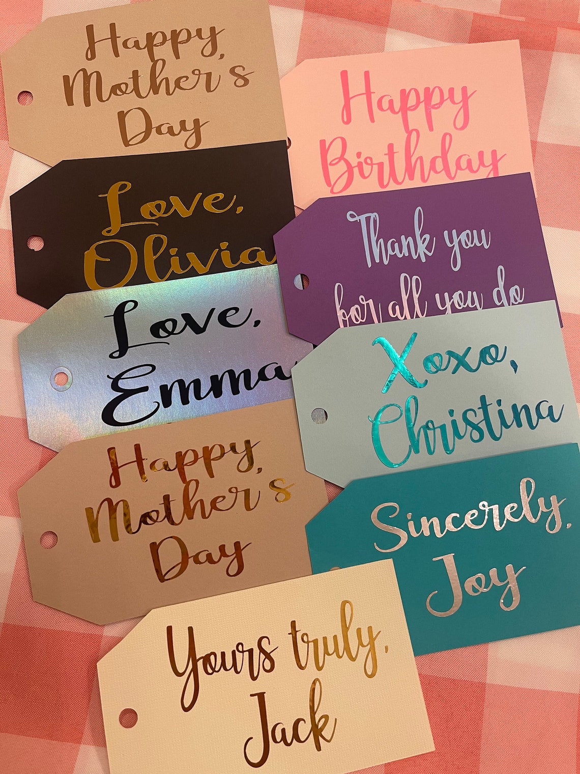 Flower Gift Card Bouquet/ Flower Gift Card/ Personalized Gift/ Etsy