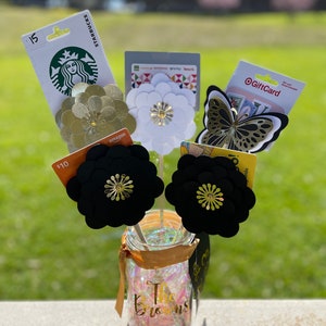 Regalo personalizado con el nombre de tu novia en un frasco, ramo de flores de papel y mariposas en un frasco de vidrio, regalo para el primer aniversario de tu esposa o novia