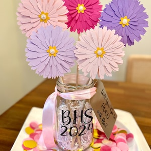 HOCO Flower/ Homecoming/ Flower Gift Card Bouquet/ Flower Gift Card/ Personalized Gift/ Teacher Appreciation Gift/ Birthday Gift