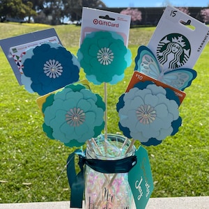 Regalo personalizado con el nombre del señor en un frasco de vidrio, ramo de flores de papel y mariposas en un frasco, regalo para el esposo, obsequio de aniversario para el novio considerado y personalizado