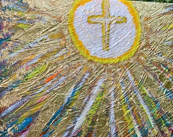 Salvation Painting | Original Artwork | Christian Art Gift | Wall Decor