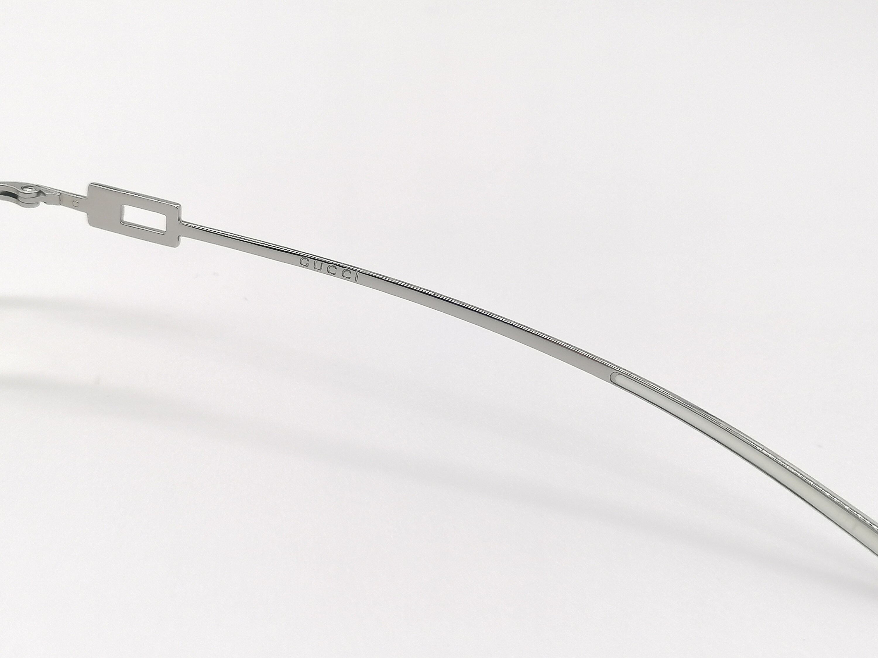 Authentic GUCCI GG 1777/STRASS Square Rimless Glasses Frame Authentic GUCCI GG 1777/STRASS Square Rimless Glasses Frame