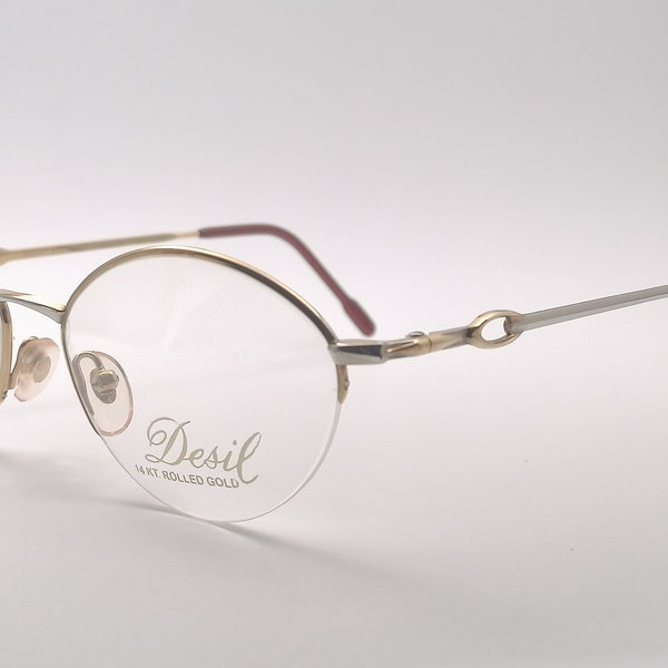 Vintage Desil Sonia - l R.G 14kt | Oval Glasses For Women 1990s