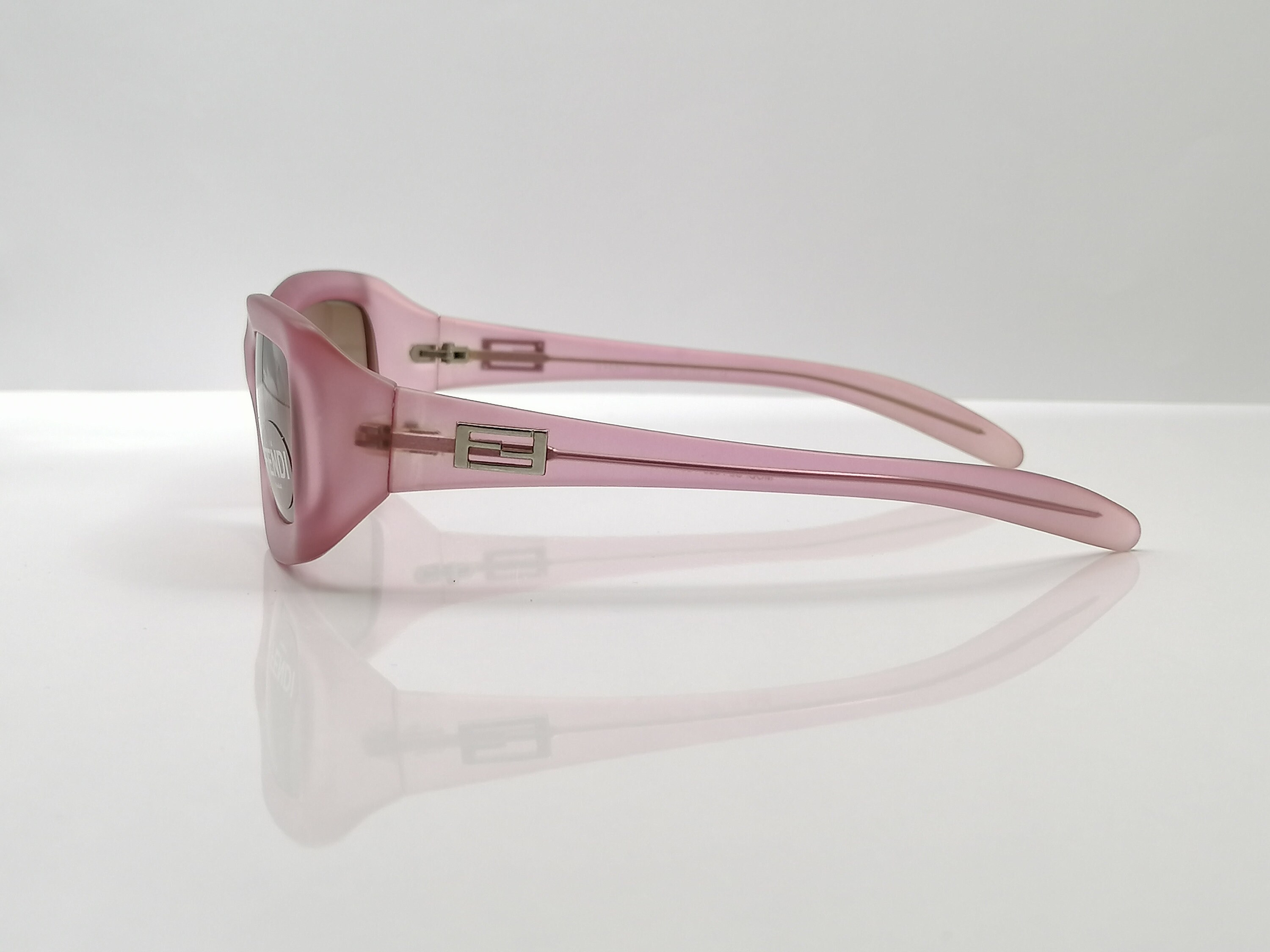 Authentic Fendi SL 7633 125 53 15 Square Pink Sunglasses for