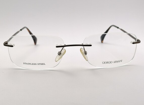 Glasses Giorgio Armani 166 No Retro Glasses 80's Panto