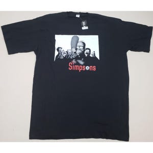 Simpsons ブラック Tシャツ XL ソプラノズ