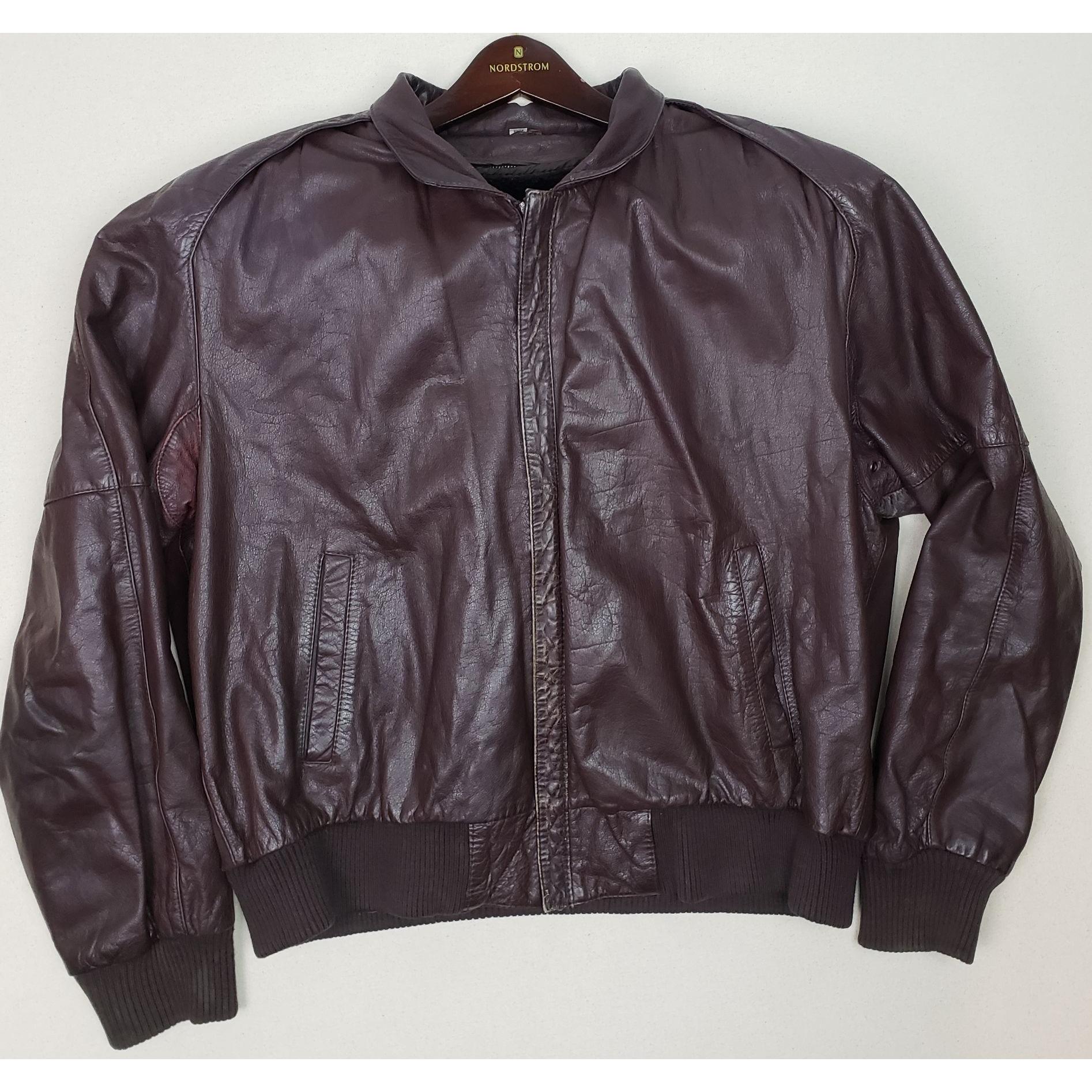 Cooper Leather Jacket Vintage - Etsy