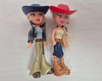 Bratz Cowgirlz McDonalds 5" Doll (Lot of 2) Cowgirl 2003 VTG EXCELLENT CONDITION!!!