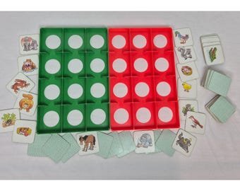 VINTAGE Memory Matching Tiles Game 1980's EXCELLENT CONDITION!!!