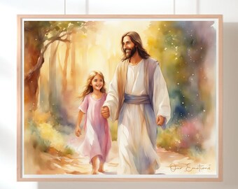 Jesus vägledande ljus, led mig, vägled mig, jag är inte ensam, Jesus älskar mig, min frälsare och vän