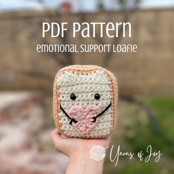 Emotional Support Loafie - Amigurumi PDF Pattern INSTRUCTION ONLY