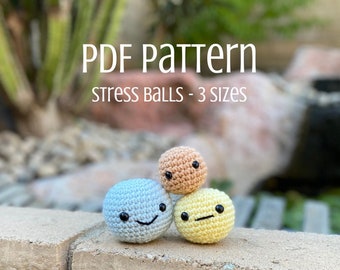 NUR Stress Ball Amigurumi PDF Häkelanleitung ANLEITUNG