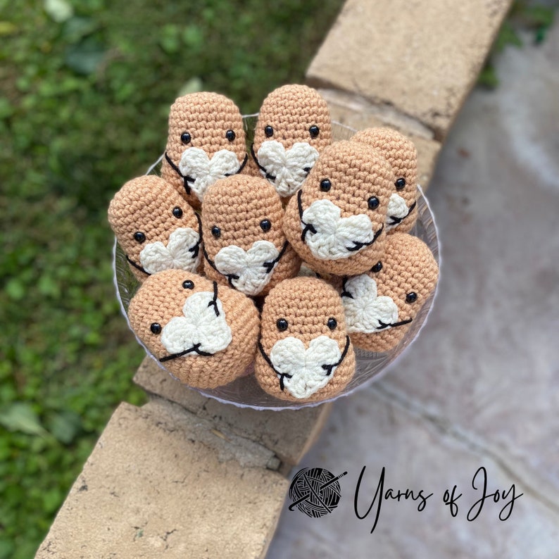 Jaycee The Emotional Support Potato Amigurumi PDF Pattern INSTRUCTION ONLY image 3