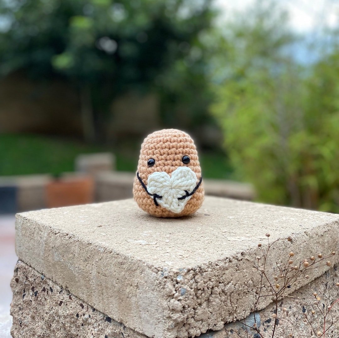 Positive Gewürzgurken-Puppe - Emotionale Unterstützung Aus Wolle 13x4,5cm