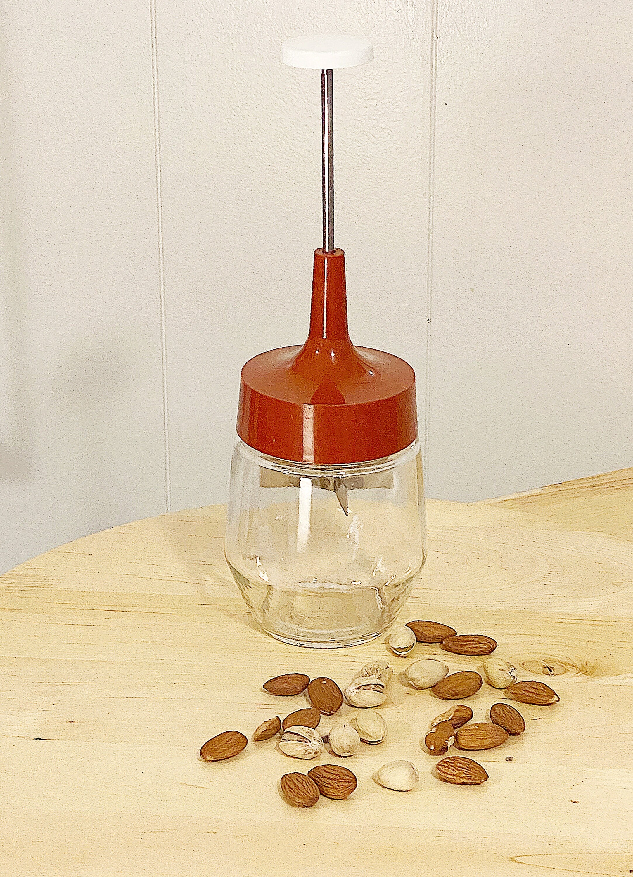 Vintage Androck Nut Chopper With Rust Lid 