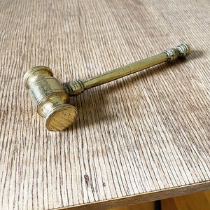 Vintage Small Judge’s Gavel Craft Mallet Jeweller’s Hammer