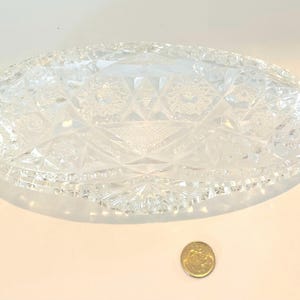 McKee Glass Co. EAPG Prescut Fentec Pickle Dish 1907