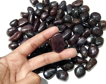 Natürlicher Rubin-Trommeledelstein, A+++, hochwertige Rubin-Trommelsteine, zur Herstellung von Schmuck usw