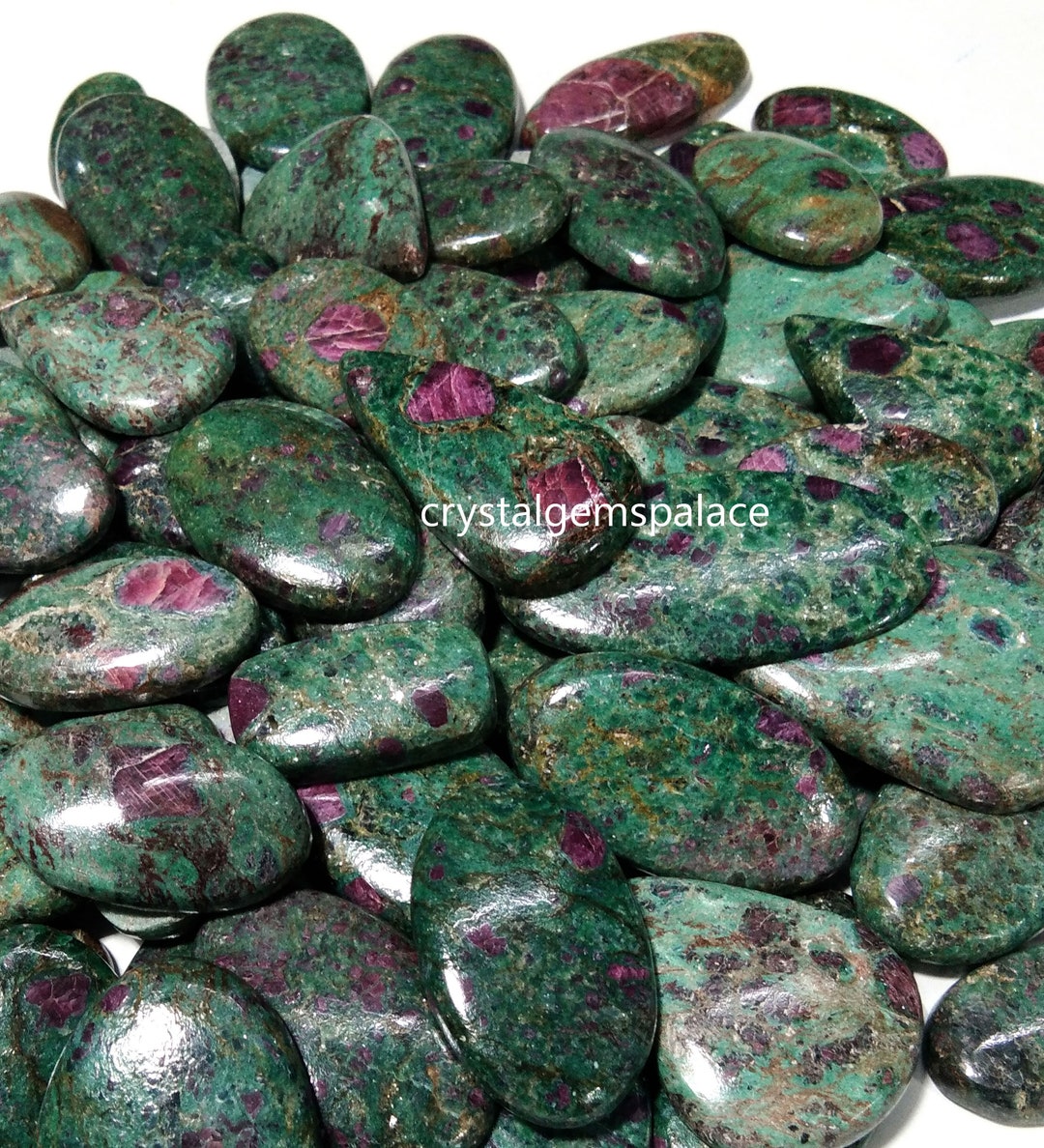 Ruby Bulku Aaa+top Quality Natural Ruby Fuchsite Cabochon, Bulk Designer Crystal ...