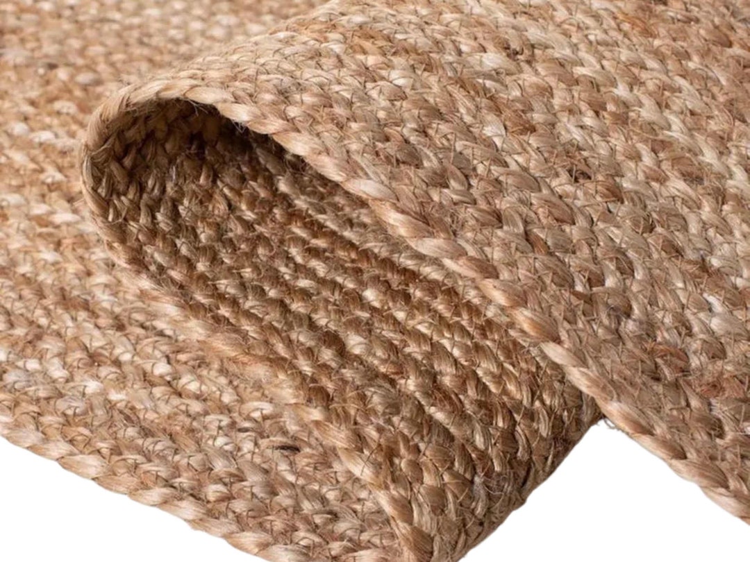 Indian Braided Custom Jute Rag Rug Used in Kitchen Jute Bath Mat ...