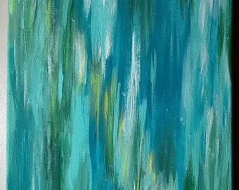 Spring Rain 11x14 Original Acrylic Painting