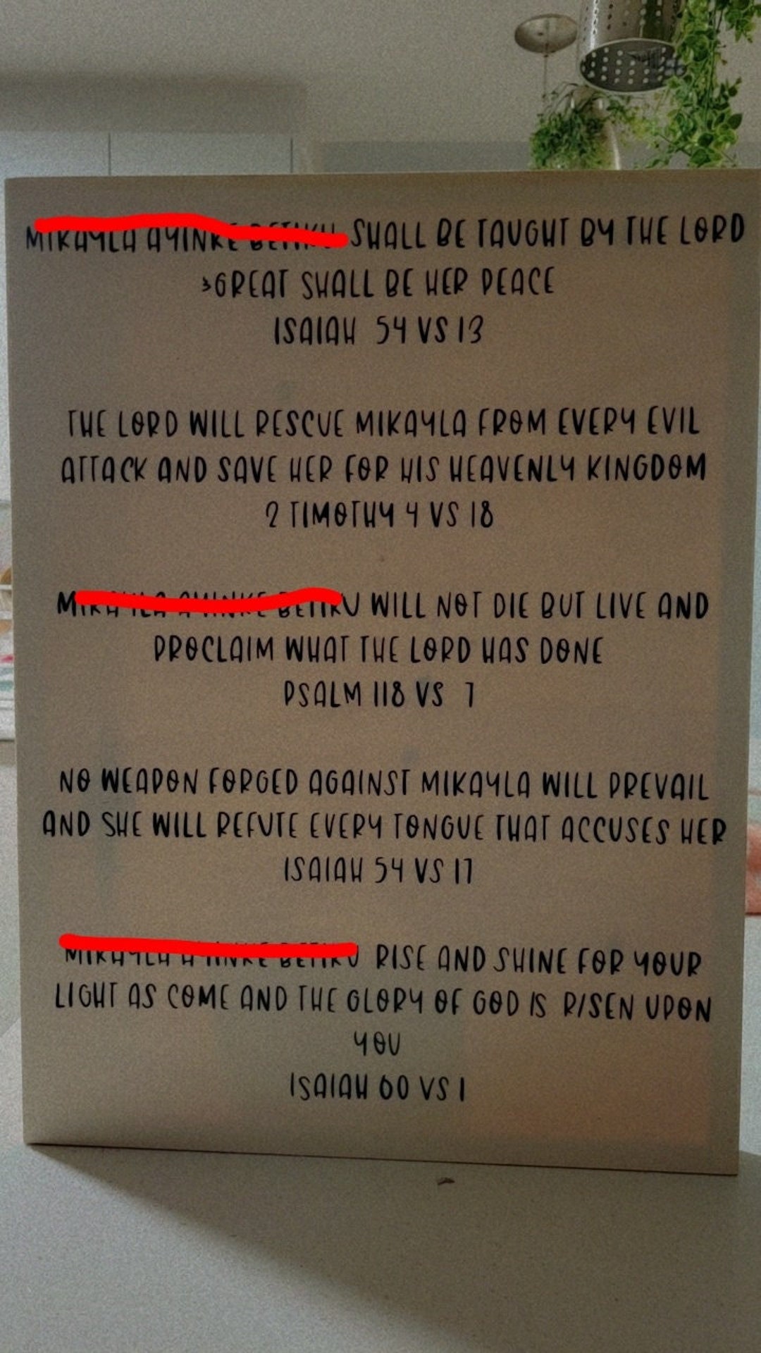 Personalized Bible Scriptures on Canvas - Etsy