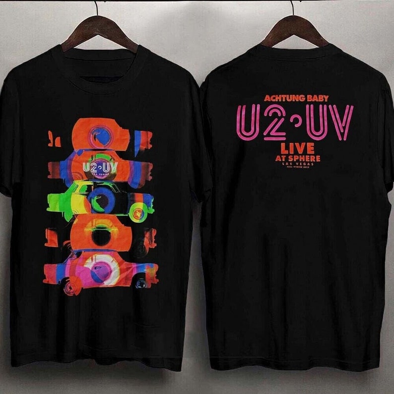 U2 Las Vegas Tshirt Ultraviolet Sphere 2023 Tshirt Etsy Canada