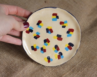 Hand Painted Ceramic Dessert Plate , Ceramic sauce,Serving Platter,Small Ceramic Plates