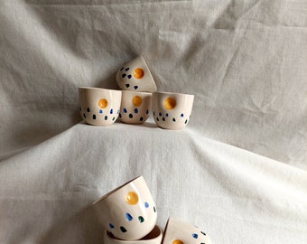 Handmade espresso cups set,ceramic espresso cups,Coffee Lover Gift