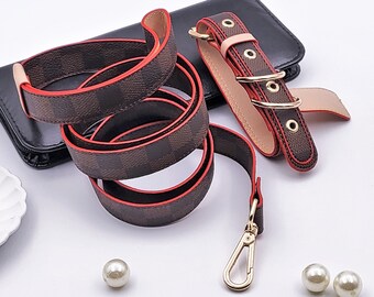 Repurposed LOUIS VUITTON Purses in Fabulous Dog Harnesses