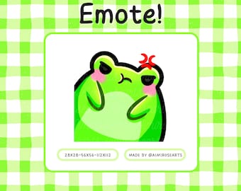 Custom Twitch Emotes | Frog Emote | Twitch Emote | Streamer | YCH | Frog Emotes | Sticker Emote | Twitch Emotes | Emotes | Youtube | Discord