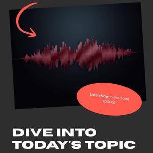 Podcast Episode Promo Template | Canva Template for Podcasters | New Episode Instagram Post with Audiogram Design | Instant Download