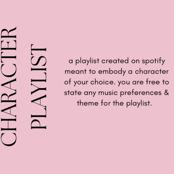 Comfort Character: Spotify Playlist