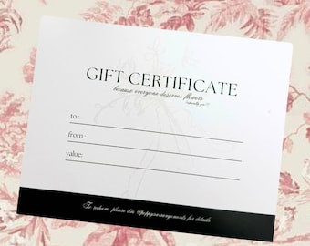 Gift Certificate