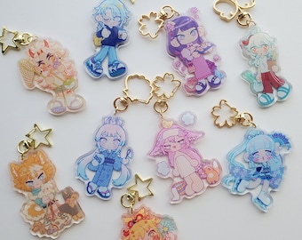 CLEARANCE Genshin Casual Style Acrylic Charms