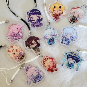 CLEARANCE GENSHIN 1.75in acrylic charm inazuma