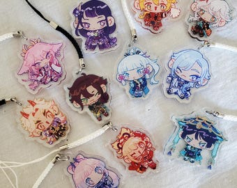 CLEARANCE GENSHIN 1.75in acrylic charm inazuma