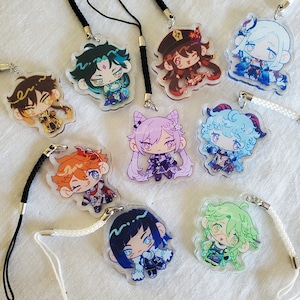 CLEARANCE GENSHIN 1.75in acrylic charm liyue