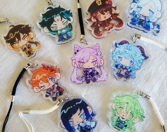 CLEARANCE GENSHIN 1.75in acrylic charm liyue