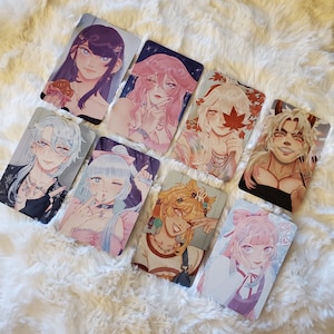 Tarjeta fotográfica Kpop Genshin Impact Inazuma *POR FAVOR LEA LA DESCRIPCIÓN*